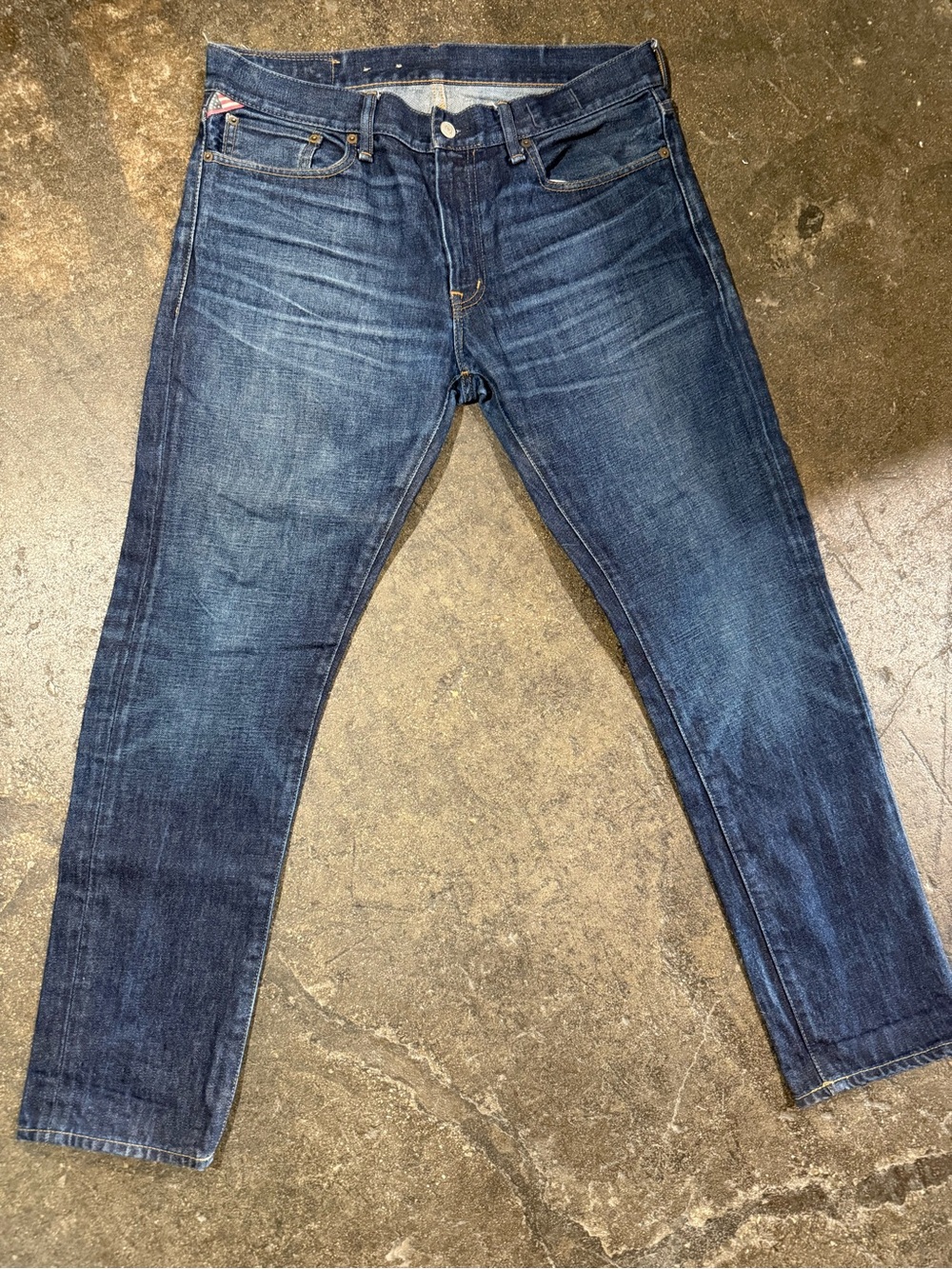 Denim & Supply Ralph Lauren Men's Slim Straight Dark Blue Jeans